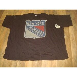 NEW YORK RANGERS 7XL / 8XL SHIRT BIG AND TALL NEW VINTAGE DEADSTOCK